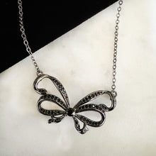 Load image into Gallery viewer, The Gothic Bow Necklace