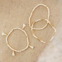 이미지를 갤러리 뷰어에 로드 , Mermaid Mini Pearl Stretch Bracelets