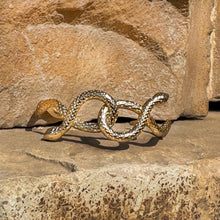 Load image into Gallery viewer, Snake Cuff Bracelet - Gold