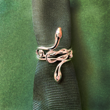 Load image into Gallery viewer, Silver Snake Ring