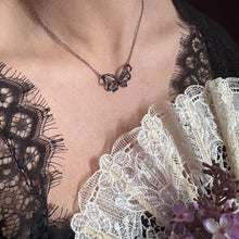Load image into Gallery viewer, The Gothic Bow Necklace