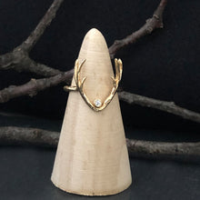 Load image into Gallery viewer, Diana's Stag Ring - Gold