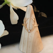 Load image into Gallery viewer, Diana's Stag Ring - Gold
