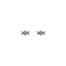 Charger l'image dans la galerie, Hecate Moon Phase Stud Earrings