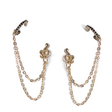Load image into Gallery viewer, Lilith Snake earrings with Cuff