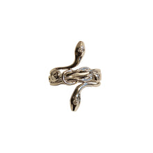 Load image into Gallery viewer, Silver Snake Ring
