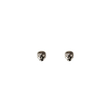 Charger l'image dans la galerie, Boucles D'oreilles Mini Crâne - Argent