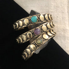 Load image into Gallery viewer, Moon Phase Brass Bracelets