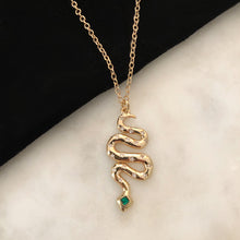Load image into Gallery viewer, Celestial Snake Necklace