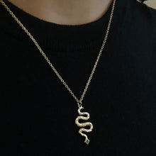 Load image into Gallery viewer, Celestial Snake Necklace