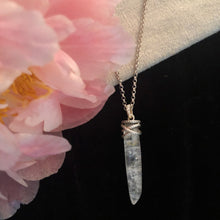 Load image into Gallery viewer, Cornicello Necklace-Clear Quartz