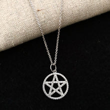 Load image into Gallery viewer, Pentagram Charm on a chain