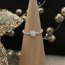 Load image into Gallery viewer, Full Moon Stacking Ring - Silver