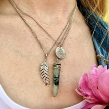 Load image into Gallery viewer, Cornicello Necklace - Labradorite