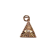 Load image into Gallery viewer, The All Seeing Eye Pyramid Charm