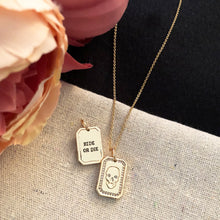 Load image into Gallery viewer, Ride or Die Charm Necklace
