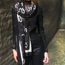 Load image into Gallery viewer, Witch Tattoo Printed Scarf