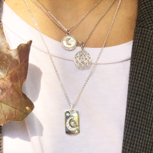 Charger l'image dans la galerie, Silver Moon Dog Tag Necklace
