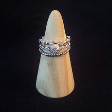 Load image into Gallery viewer, Full Moon Stacking Ring - Silver