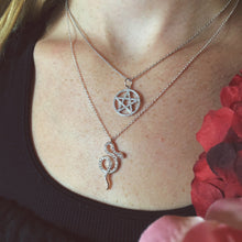Load image into Gallery viewer, Pentagram Charm on a chain