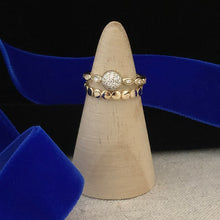 Load image into Gallery viewer, Full Moon Stacking Ring- Gold