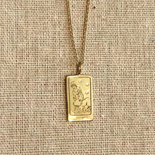 Load image into Gallery viewer, Tarot card necklace- strength