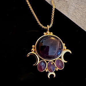 The Priestess Necklace-Gold