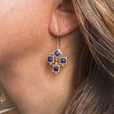 Athena Earrings- Lapis Lazuli