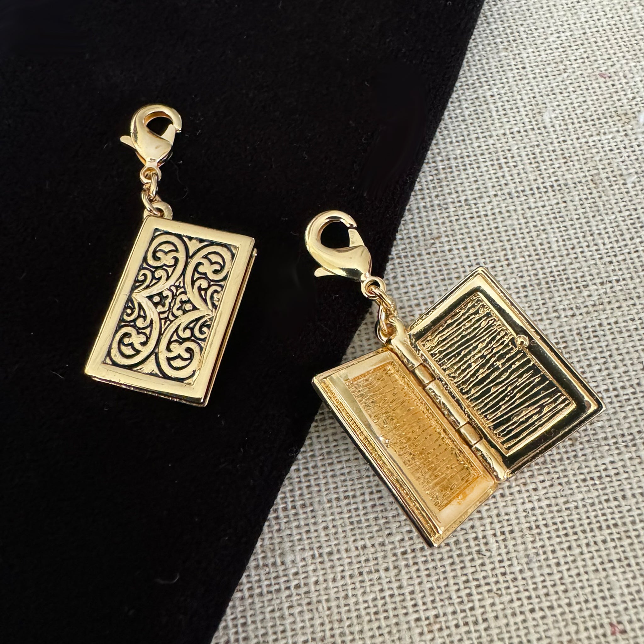 The Altar Charm Collection - Book Charm – Mementomoridesignsnyc