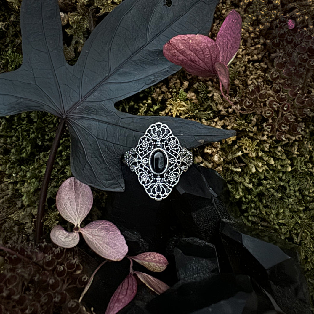 Coven Obsidian Ring