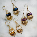Death Moth Earrings - Gold