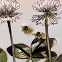 Emerald Stud Earring
