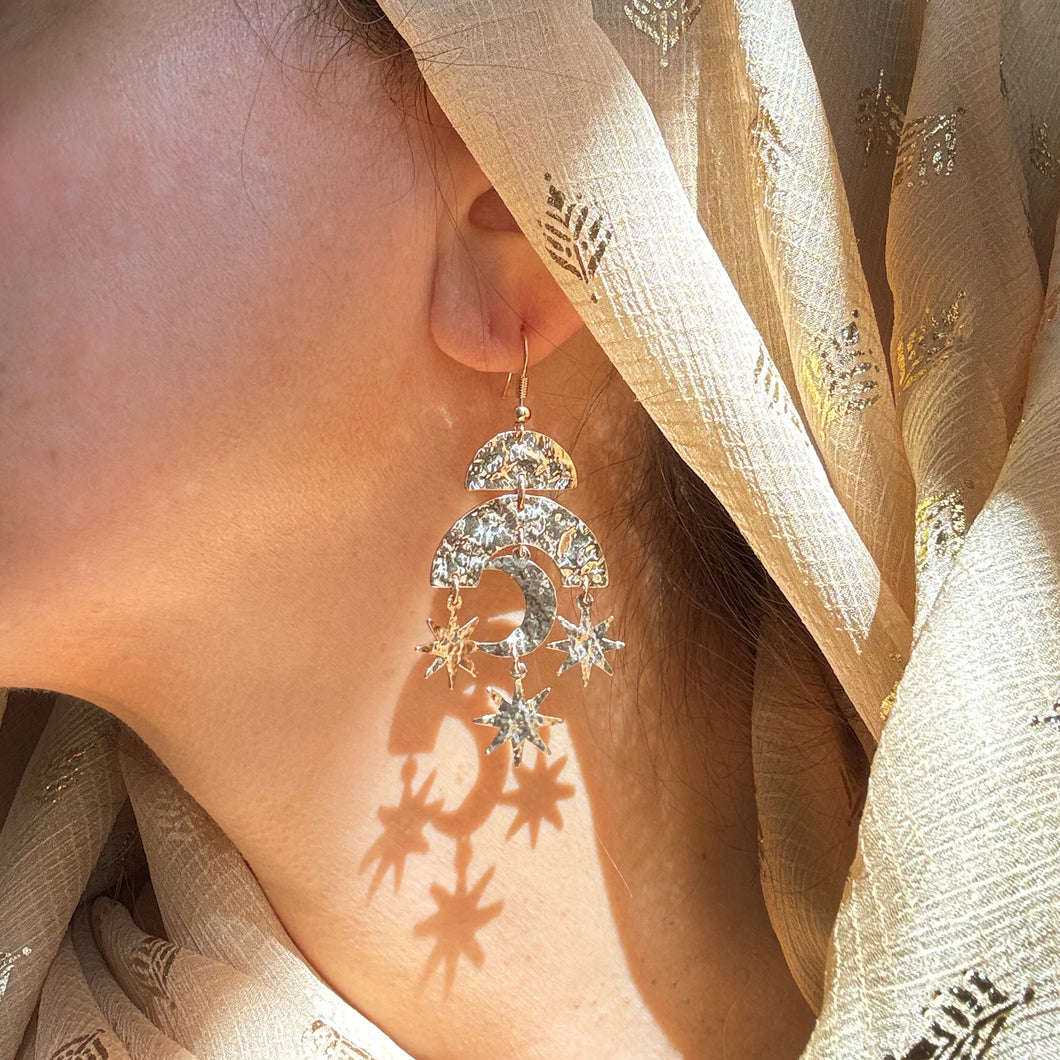 Shimmery Stars Earrings