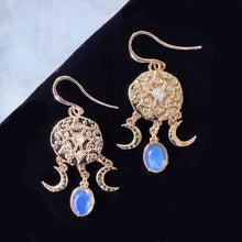 Load image into Gallery viewer, The Morgana Moon Earrings
