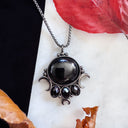 The Priestess Necklace - Obsidian