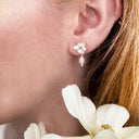 Opal Fae Earrings in Silver