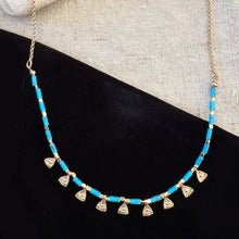 Charger l&#39;image dans la galerie, The Temple of Philae Turquoise Necklace
