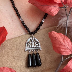 The Valhala Obsidian Necklace