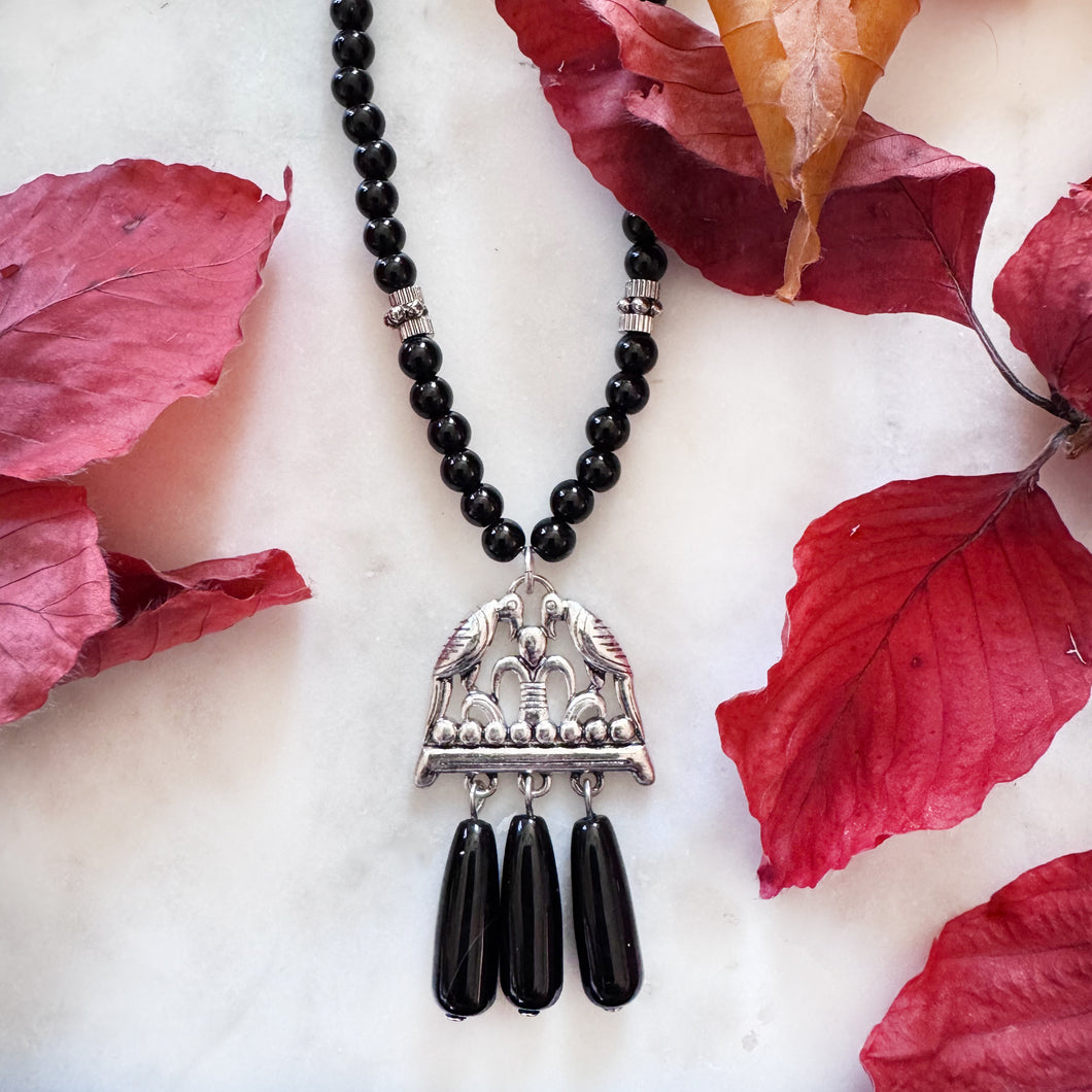 The Valhala Obsidian Necklace