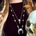 Obsidian Beaded Necklace
