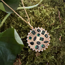 Stone Sun Dial Necklace