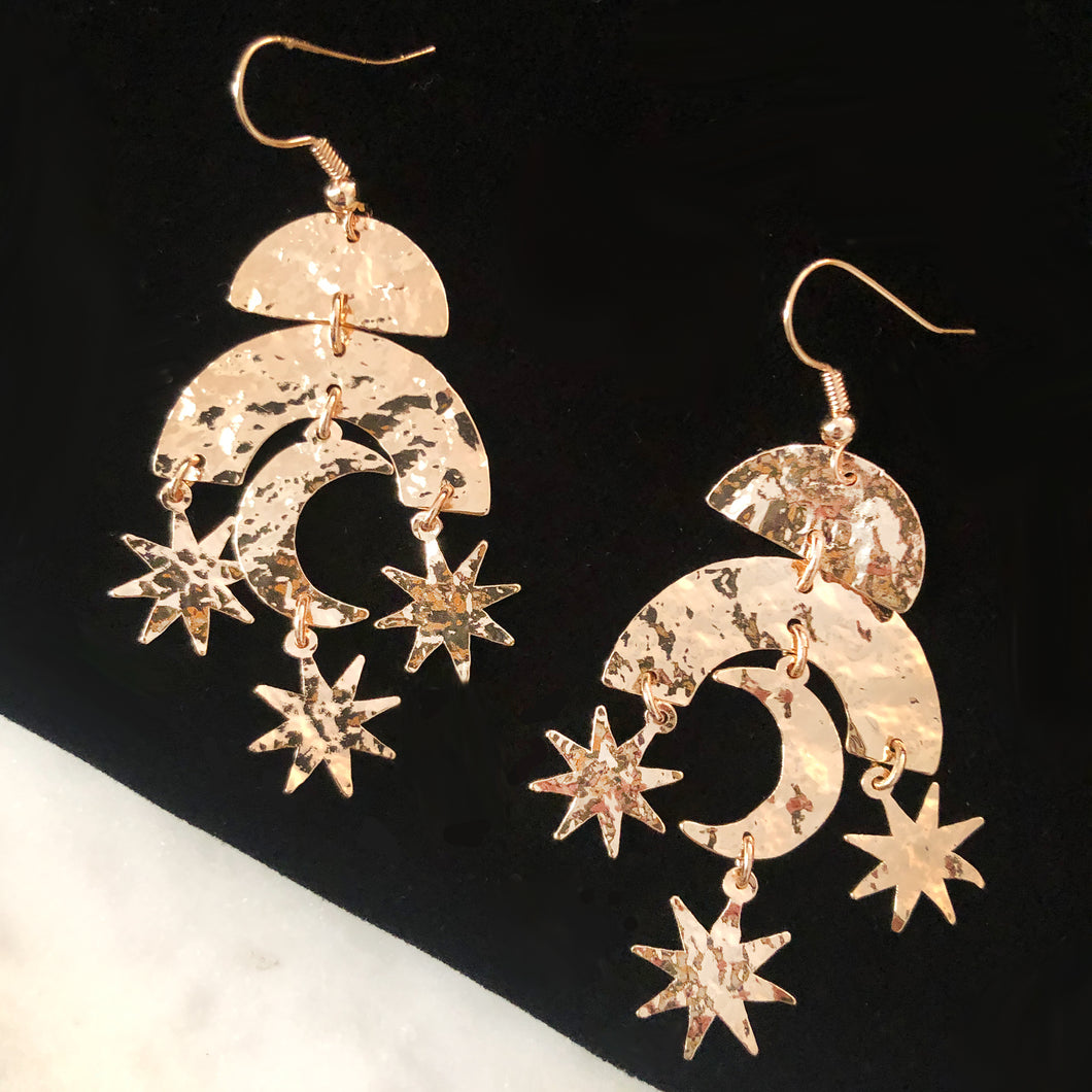 Shimmery Stars Earrings