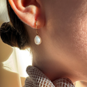 Drop Pearl Earrings