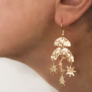 Shimmery Stars Earrings