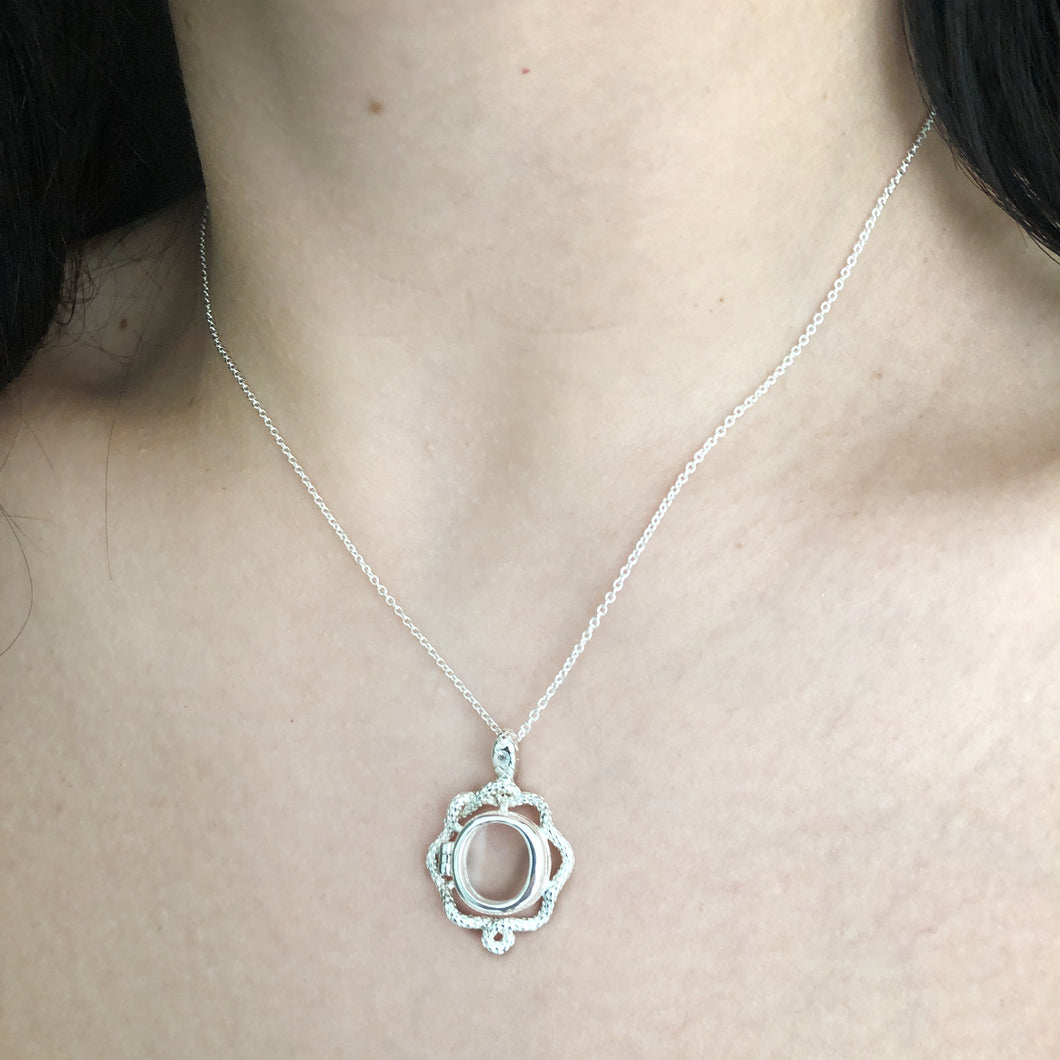 Lilith Keepsake Necklace - Silver