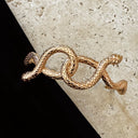 Snake Cuff Bracelet - Gold
