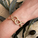Snake Cuff Bracelet - Gold