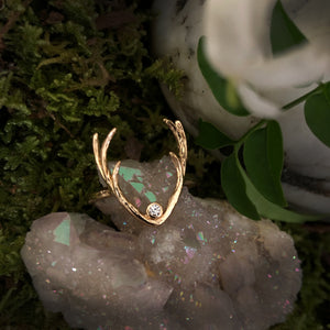 Diana's Stag Ring - Gold