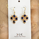 Athena Earrings- Lapis Lazuli