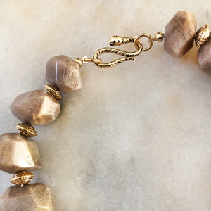 Temple Necklace - Sunstone